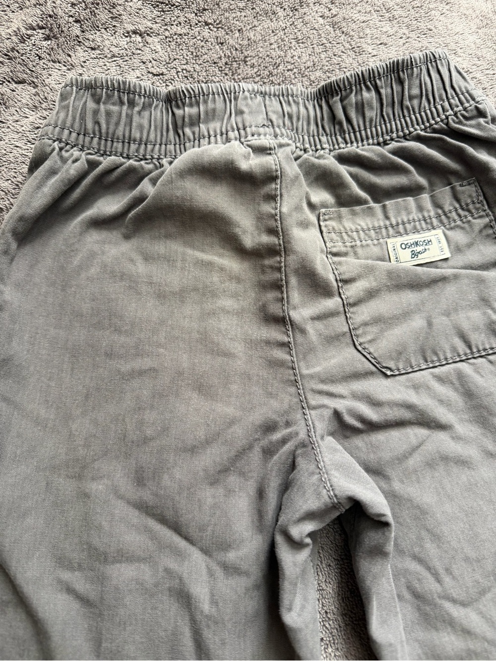 Kids Grey Drawstring Pants - Picture 9 of 9